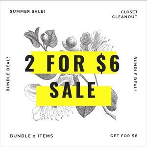 CLOSET CLEAN-OUT BUNDLE 2 FOR $6!!!